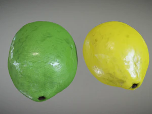 柠檬和酸橙 3D 模型