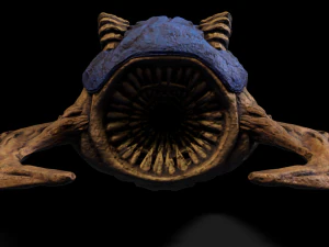 지하 유충 3D 모델