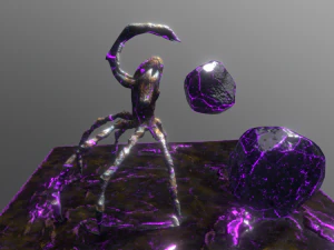 six legged spider 3D Model