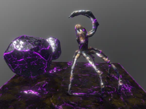 six legged spider 3D Model