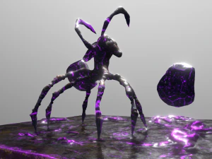 six legged spider 3D Model