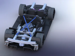v8 supercar 3D Print Model