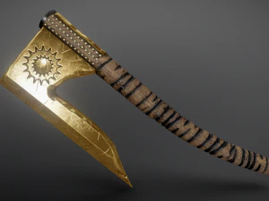 维京斧头 3D 模型