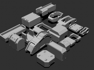 basic kit-bash vol1 3D Модель