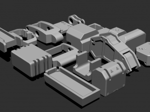 basic kit-bash vol1 3D Model