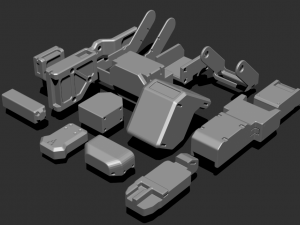 basic kit-bash vol2 3D-Modell
