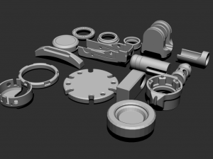 basic kit-bash vol3 3D-Modell