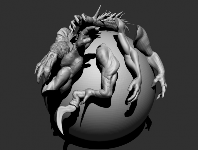 arms imm pack 3D 模型 .c4d .max .obj .3ds .fbx .stl .blend