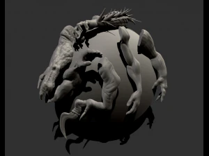 arms imm pack 3D Model