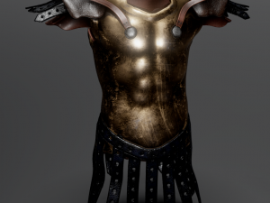 roman chestplate 3D 모델