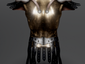 roman chestplate Modelo 3D