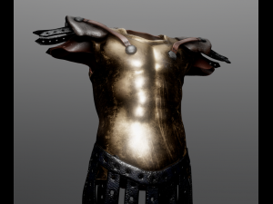 roman chestplate Modelo 3D