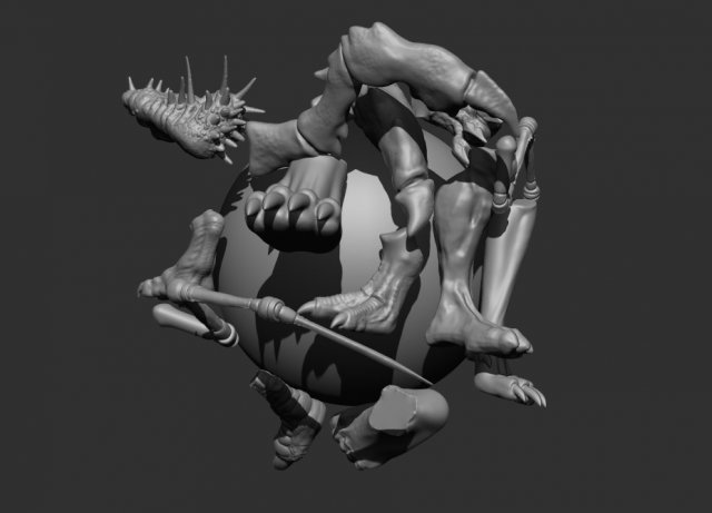 imm feet Modello 3D .c4d .max .obj .3ds .fbx .stl .blend