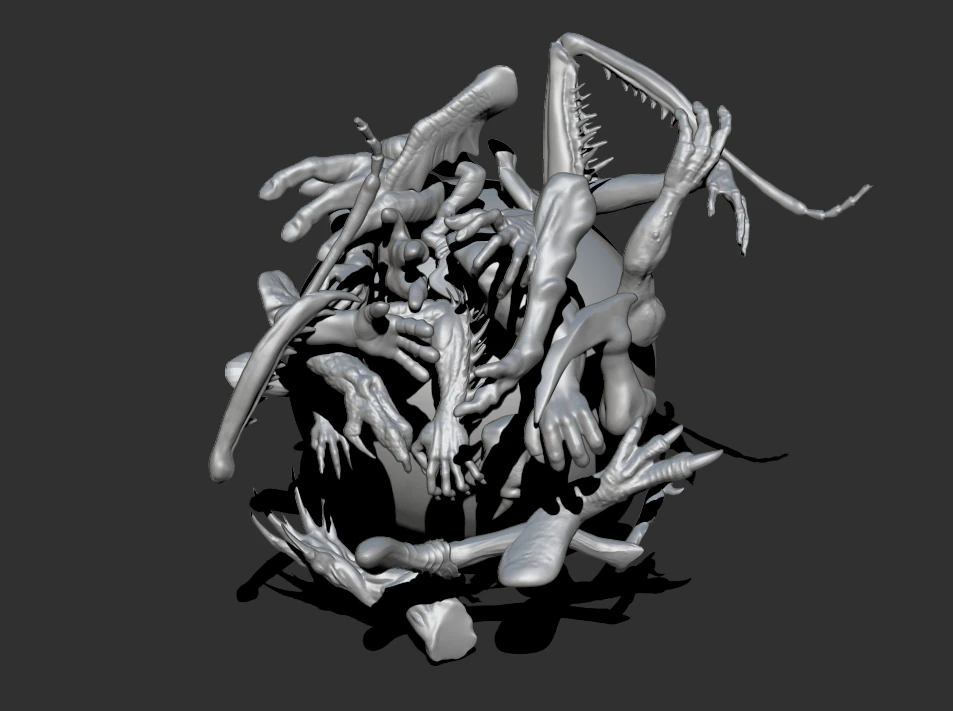 imm arms v2 3D Model .c4d .max .obj .3ds .fbx .stl .blend 