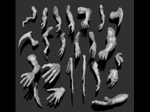 imm arms v2 3D Model