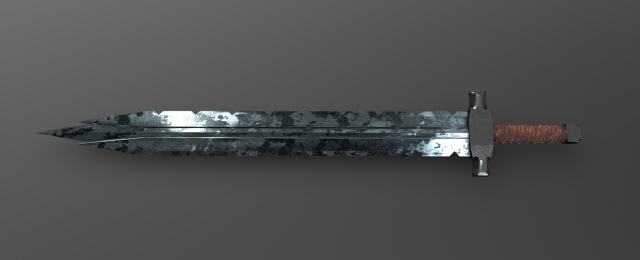 old blade 3D Модель .c4d .max .obj .3ds .fbx .stl .blend 