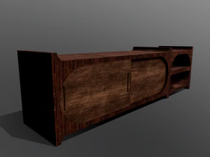 简易柜子 3D 模型