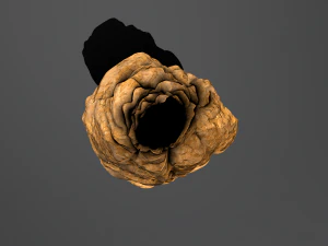 cliff rock stylized 3D Model