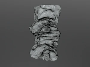 cliff rock stylized 3D Model