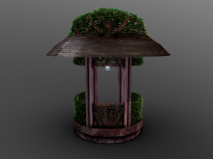 covered gazebo 3D 모델