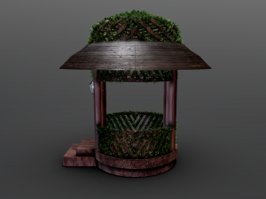 covered gazebo Model 3D