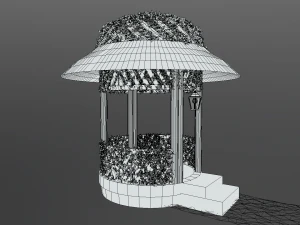 covered gazebo 3D Model