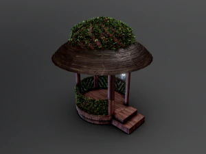 covered gazebo 3D Model