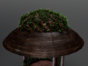 covered gazebo Model 3D