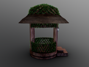 covered gazebo Model 3D
