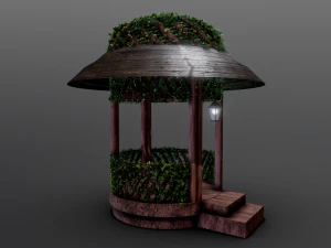 covered gazebo 3D Model
