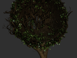 overgrown chair Modelo 3D