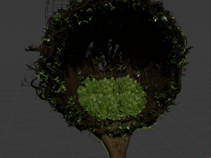 overgrown chair Modelo 3D