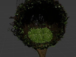 overgrown chair 3D Model