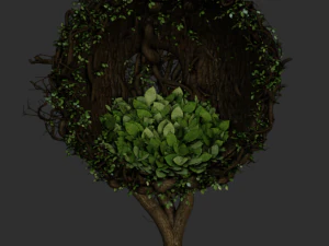 overgrown chair 3D Model