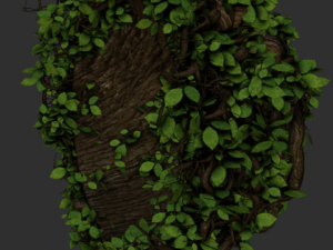 overgrown chair Modelo 3D