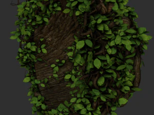 overgrown chair 3D Model