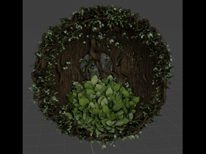 overgrown chair Modelo 3D