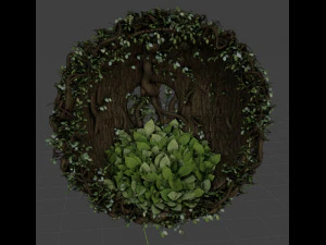 overgrown chair 3D Model