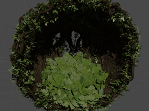 overgrown chair 3D Model