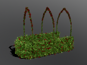 two seasonal garden 3Dモデル