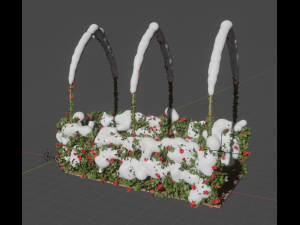 two seasonal garden 3Dモデル