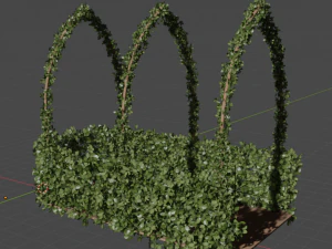 two seasonal garden 3D Model