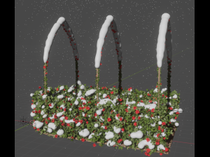 two seasonal garden 3Dモデル
