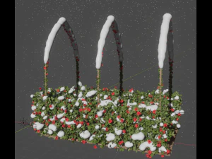 two seasonal garden 3D Model