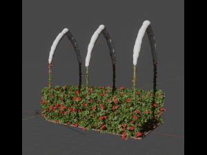 two seasonal garden 3D Model