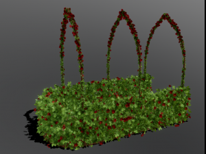 two seasonal garden 3Dモデル