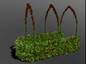 two seasonal garden 3D Model