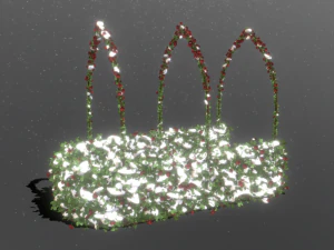 two seasonal garden 3D Model