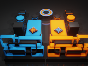 furniture set 3D Модель