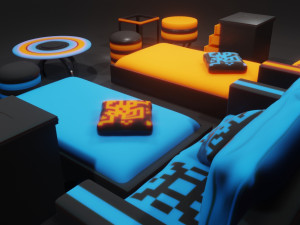 furniture set 3D Модель